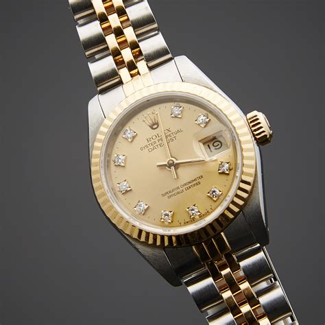 rolex watches ladies second hand|pre owned rolex ladies datejust.